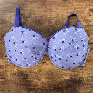 Joe Boxer Purple Floral Bra